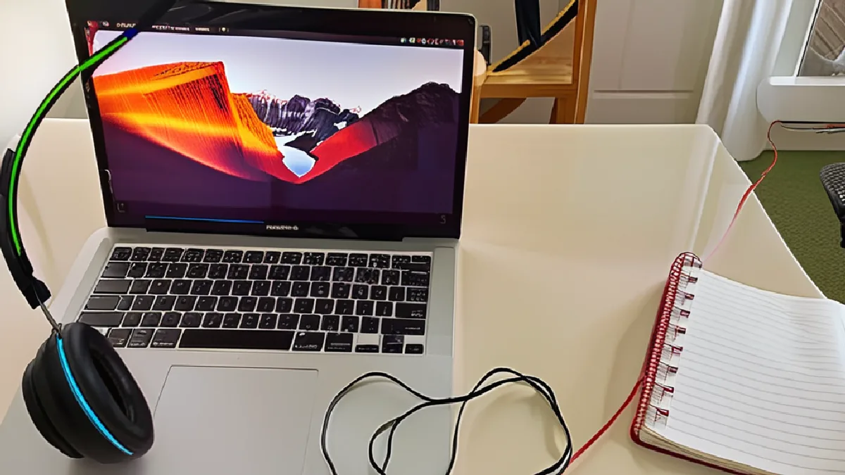 Adult joins a remote research session from home, illustrating the study’s participation process