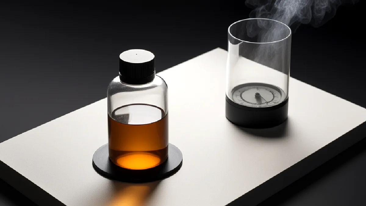 An unbranded dissolving tablet and monitoring equipment represent Definium’s Phase 3 LSD study.