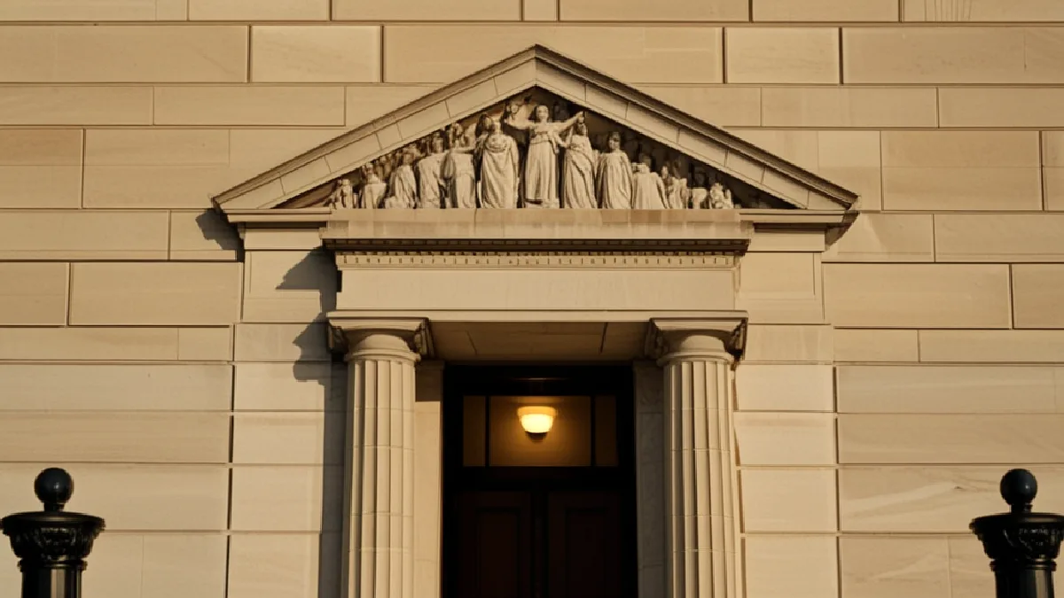 The Texas Supreme Court building in Austin represents the ruling that allowed the state health rule to take effect.