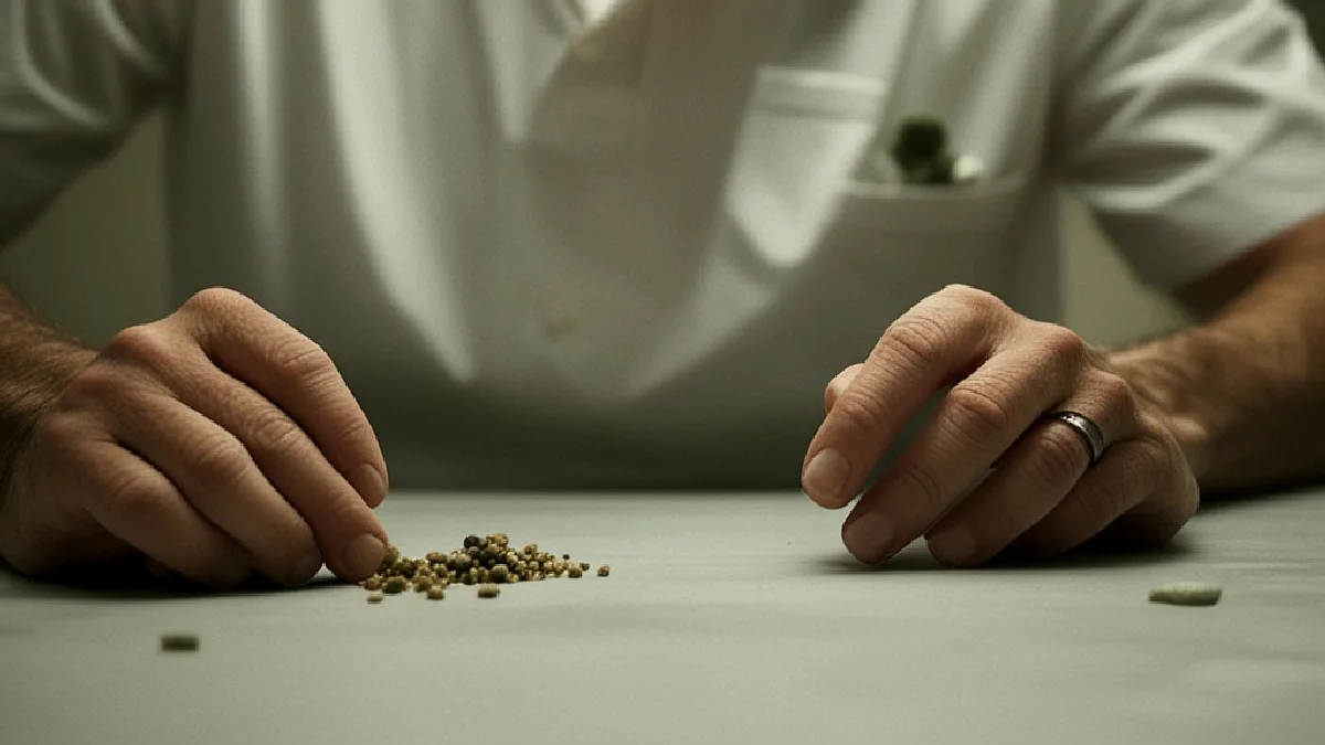 Los trabajadores manipulan equipos sin identificar de operaciones de cannabis en una instalación de Maryland en medio de posibles cambios fiscales y bancarios.