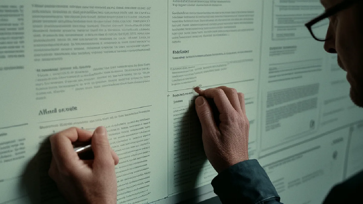 Hands maintain financial technology infrastructure, representing scaled advisor capacity and automated workflows.