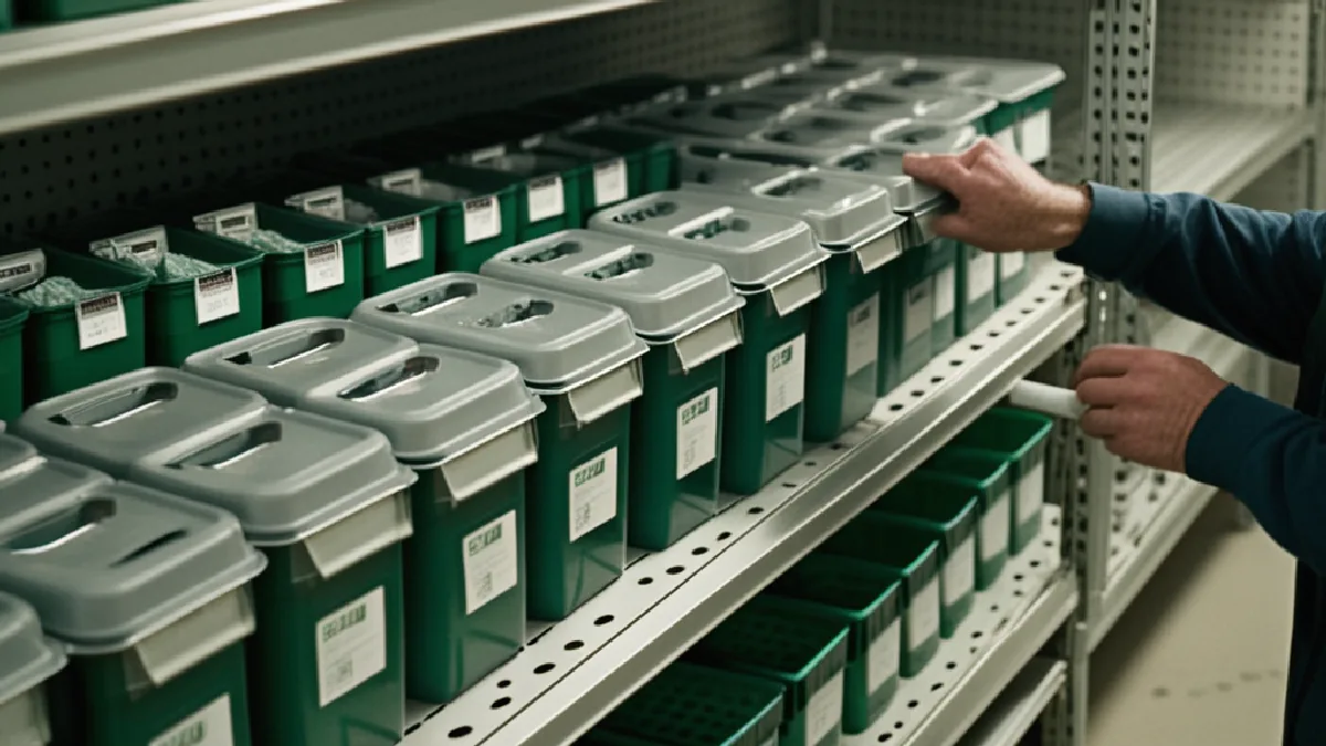 Hands organize cannabis orders in a secure workspace, highlighting fulfillment and compliance opportunities for DMV entrepreneurs.