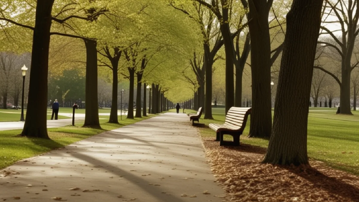 A quiet District park evokes local deprioritization while underscoring that it does not establish legal psychedelic therapy.