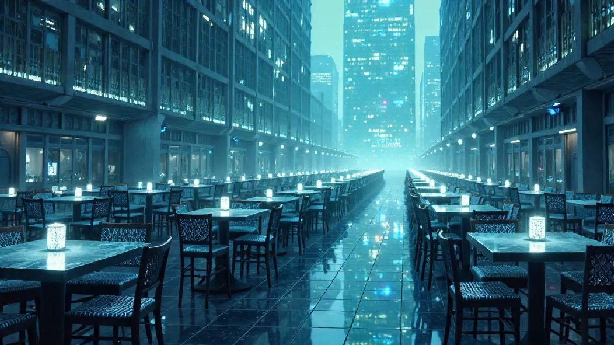 Glowing server infrastructure represents the artificial intelligence investment theme reported by New Cannabis Ventures.