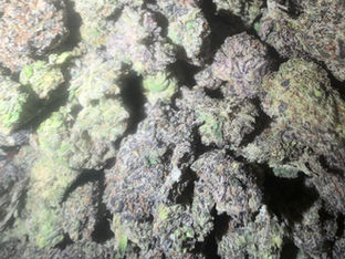Blue Toadz cannabis flower representing the appearance of Pure Michigan