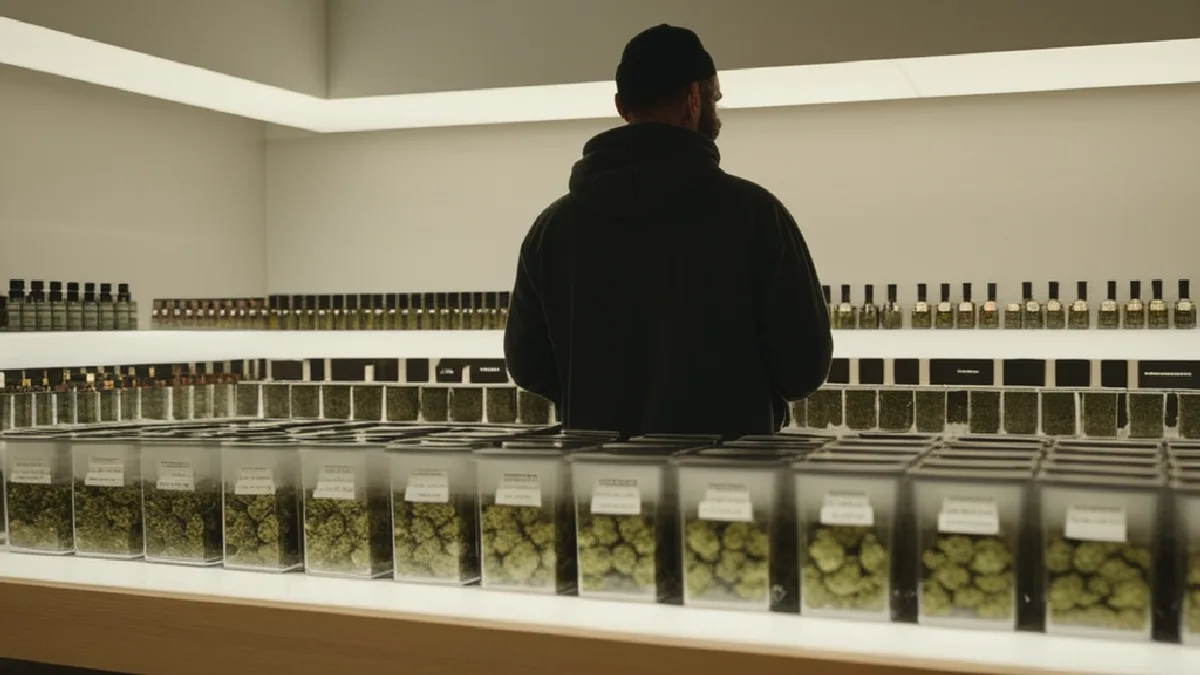 Les fleurs de cannabis sans marque, les vaporisateurs, les comestibles au cannabis et les extraits représentent la composition déclarée des ventes du Connecticut.