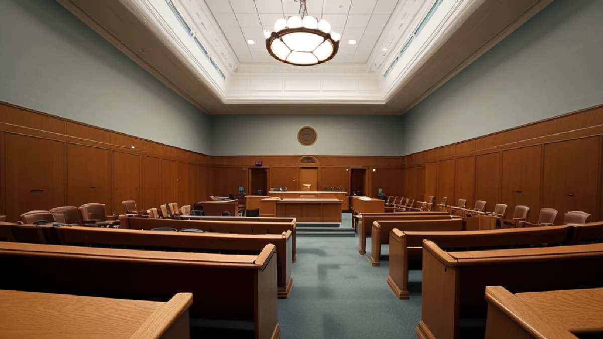An empty Nebraska Supreme Court courtroom represents the threshold ruling that ended the challenge without reaching preemption.