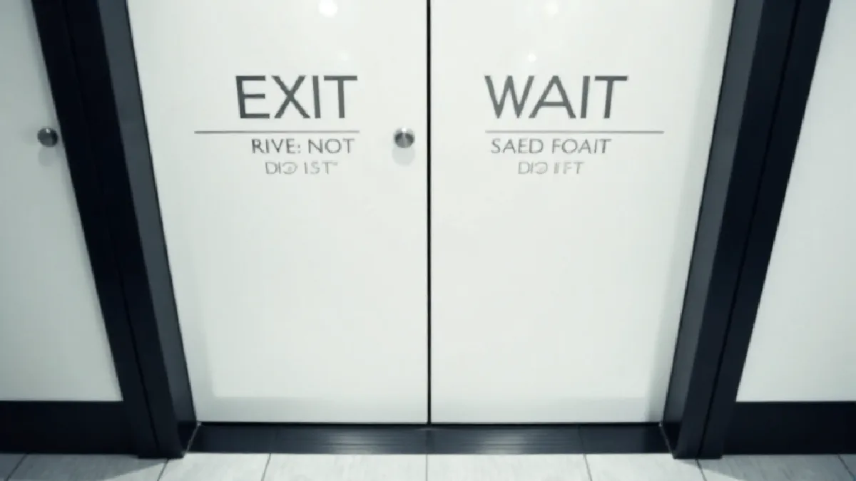 An open federal prison cell doorway represents the remaining sentences ended by presidential commutation.
