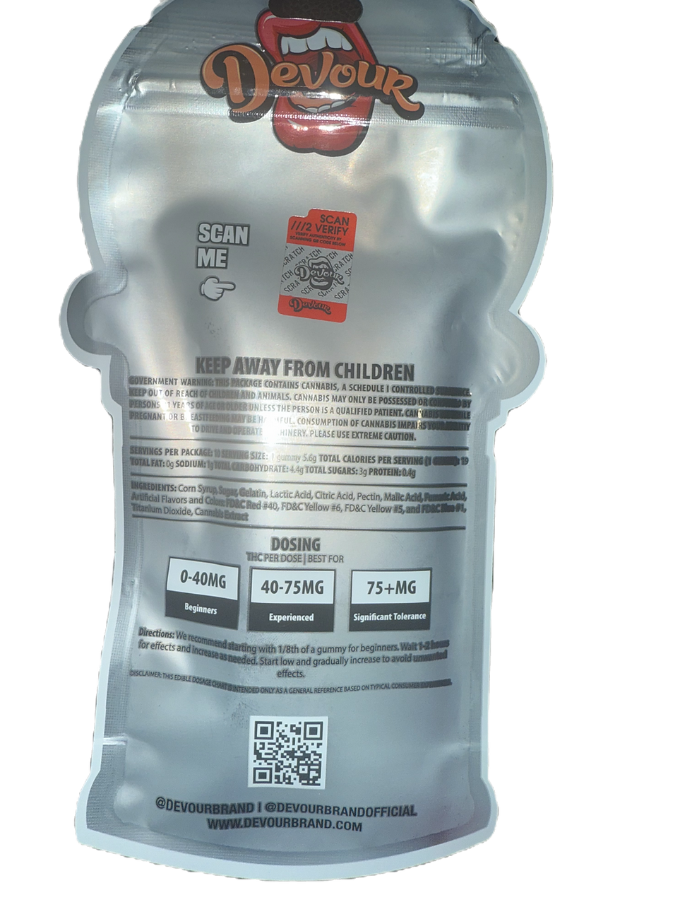 High Potency Cannabis Infused Sour Worms Gummies Maryland Delivery