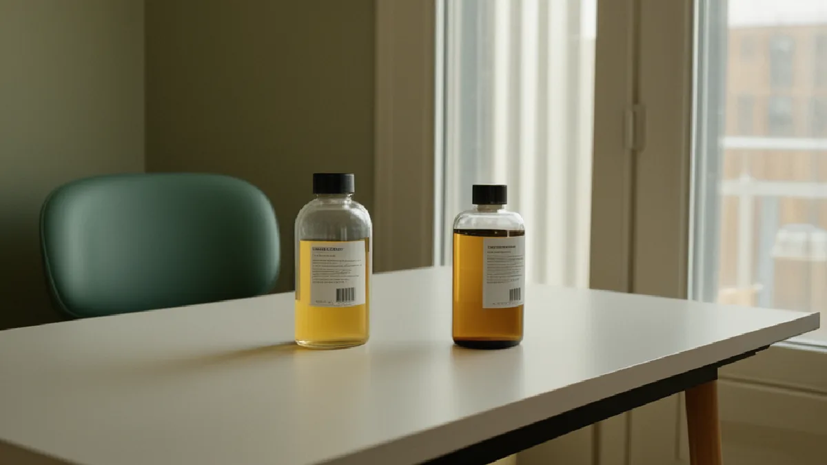 An empty clinical therapy room emphasizes preparation, privacy, screening, and follow-up in psychedelic research.