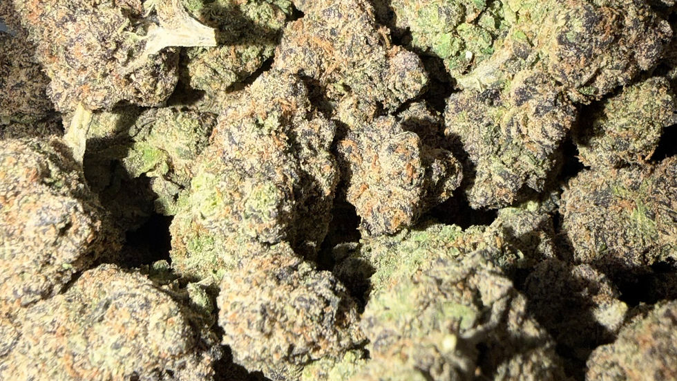 White Widow strain flower bud with resinous coating and visible pistils for comparison in DC weed delivery guide
