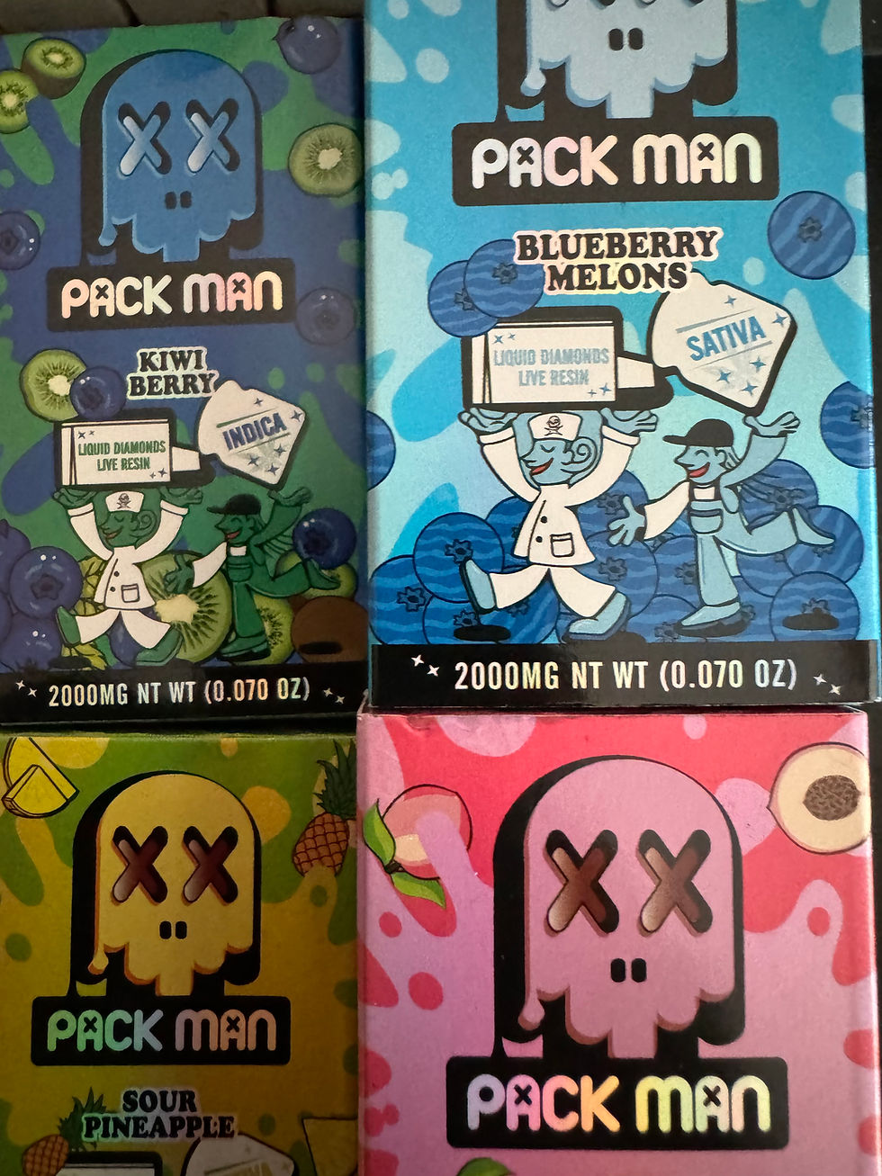 Miniatura: packman live resin 2 gram liquid diamonds