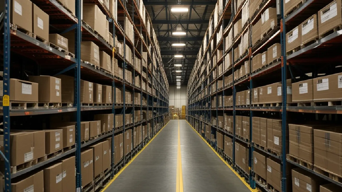 Los trabajadores mantienen un inventario industrial bien organizado, lo que pone de manifiesto la fiabilidad de la cadena de suministro frente a la incertidumbre operativa.