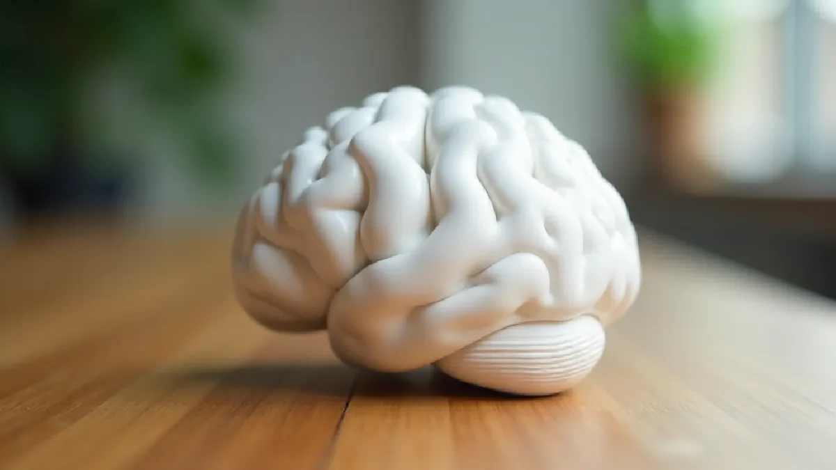 Clinician discusses potential neurotherapy benefits and risks with an adult patient during a private consultation