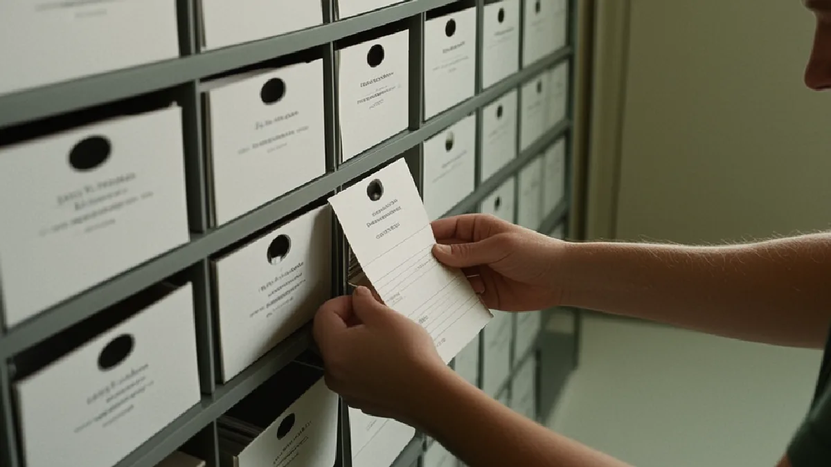 Unmarked envelopes disappear into a shadowed office, symbolizing the disputed routing of settlement funds.