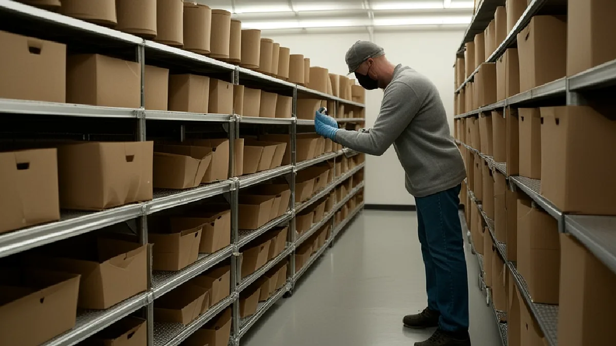 Gloved workers organize cannabis orders and insulated totes in a disciplined fulfillment area for DMV entrepreneurs.