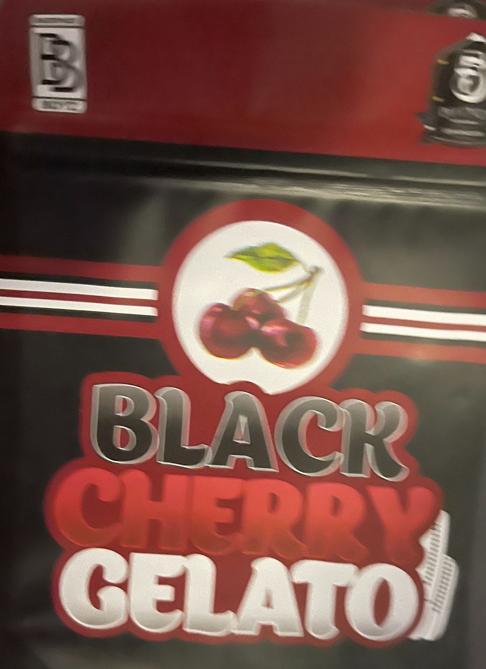 black cherry gelato weed strain mylar bag