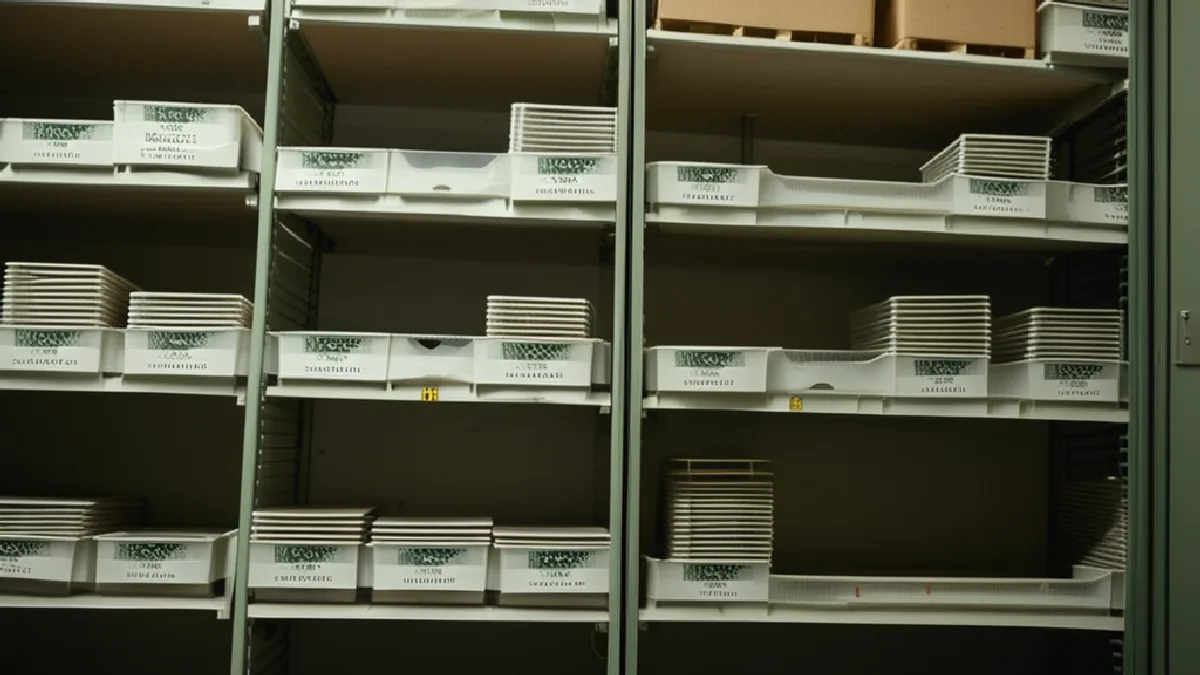 Hands organize unbranded cannabis orders in a delivery workspace, highlighting opportunities for logistics-focused entrepreneurs.