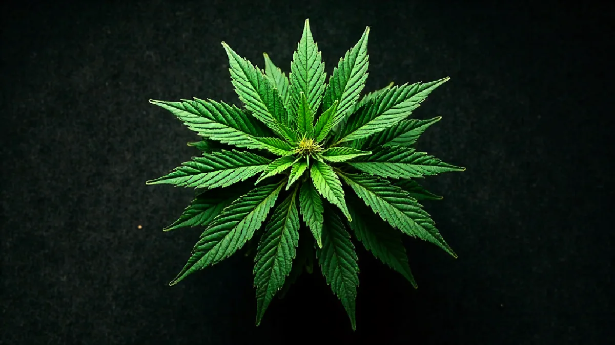 plain unlabelled glass jars of cannabis flower on a clean bench, illustrating what are cannabis flavonoids