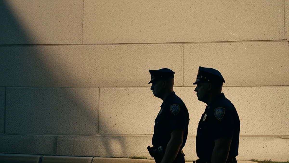 Distant silhouettes in an industrial district represent fluctuating cannabis arrest activity across Northwest Indiana.