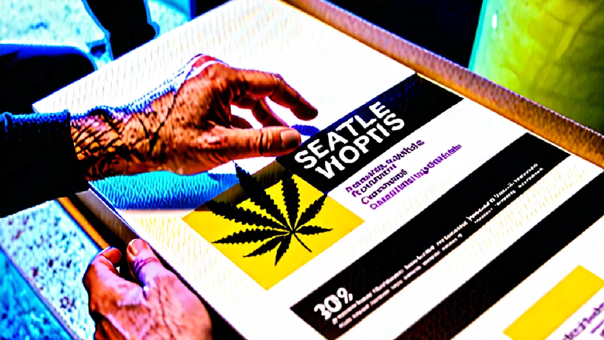 Independent cannabis operators exchange techniques and product ideas around a shared workshop table.