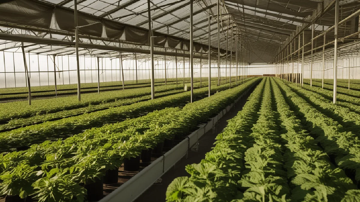 A closed California cultivation greenhouse symbolizes recall logistics, shutdown risk, and safety obligations across delivery supply chains.
