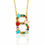 Thumbnail: Multicolor Initial Charm Necklace | Static Klutch