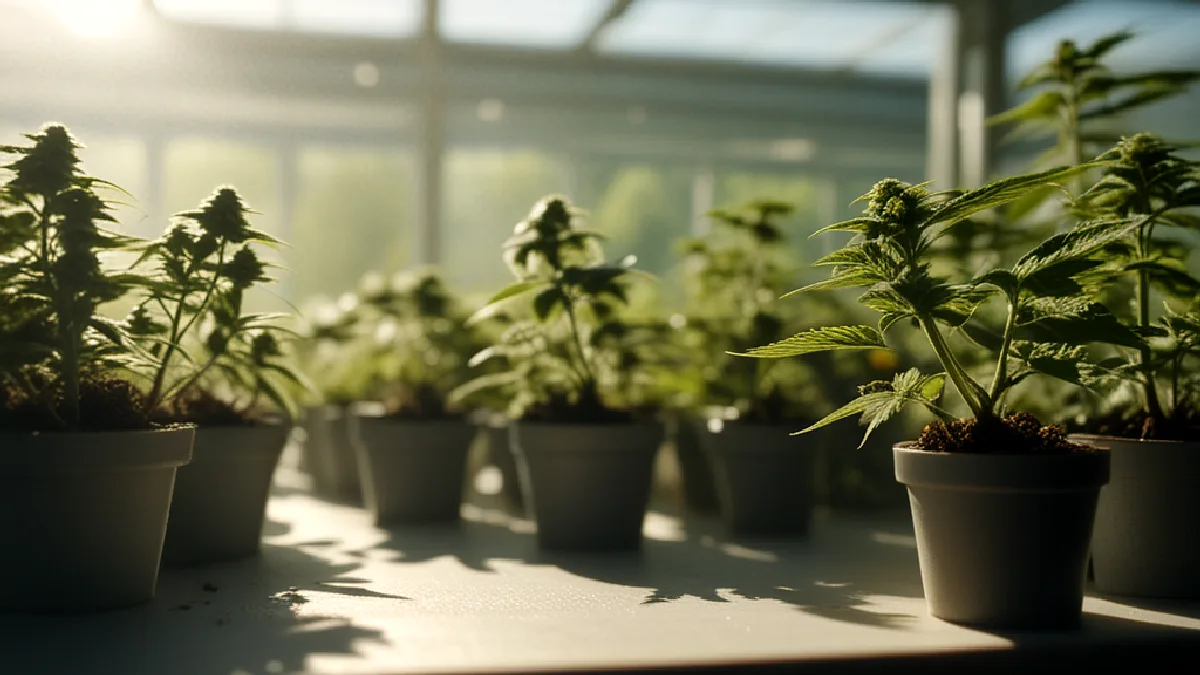 serre de culture commerciale de cannabis, illustrant la suite du calendrier administratif
