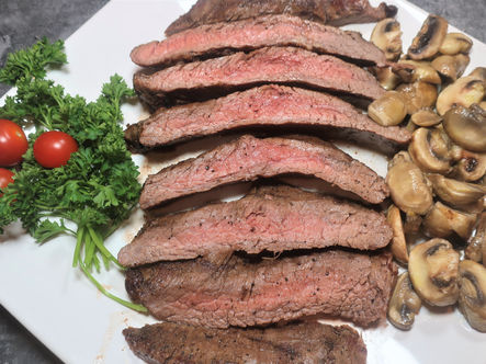 Barbecue Grilled Beef Flank Steak with Cowgirl Seasoning Rub - A Savory Enhancement - Giddyup!