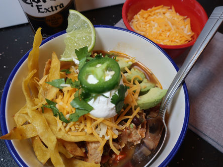 Classic Chicken Tortilla Soup Supreme - A Memorable Version in a Good Way
