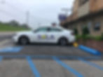 white car