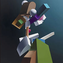 3 dimensional abstract portrait