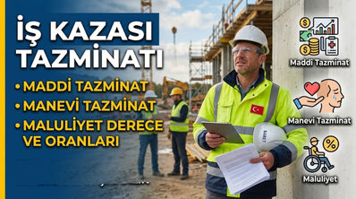 İş Kazası Tazminatı: Maddi, Manevi Tazminat, Maluliyet ve Destekten Yoksun Kalma