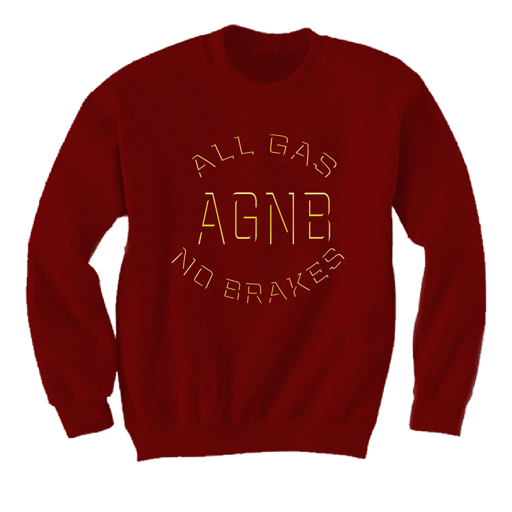 AGNB Sweater - Crimson