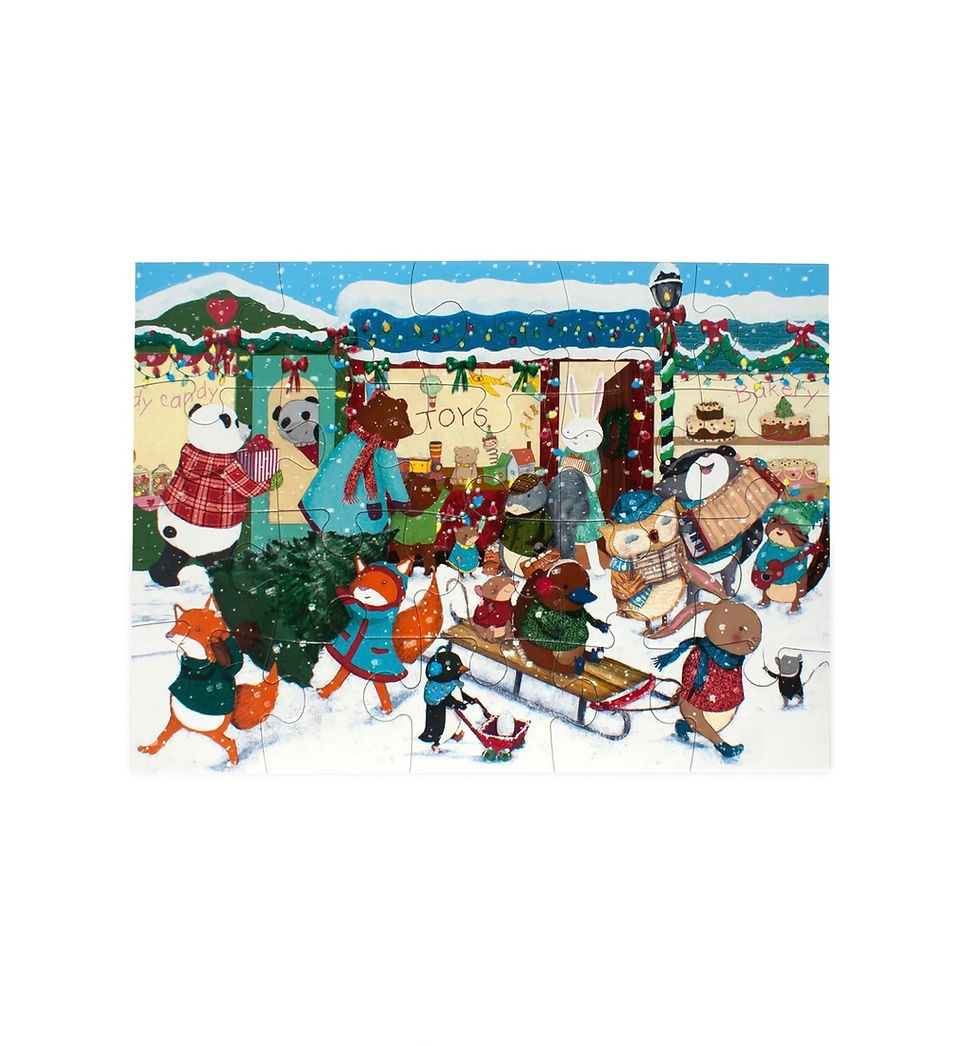 Thumbnail: Holiday Village 20 Piece Puzzle