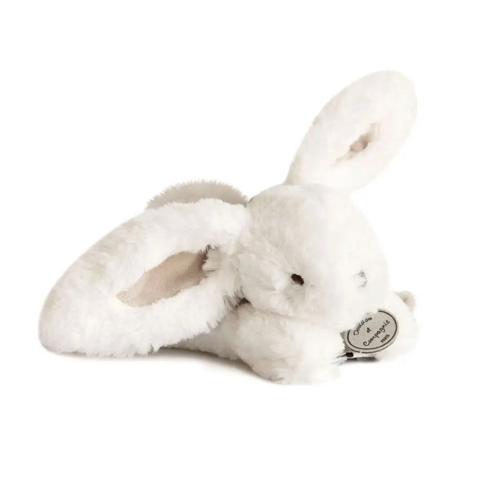 Thumbnail: Bunny Stuffed Plush Animal with Pom Pom Tail