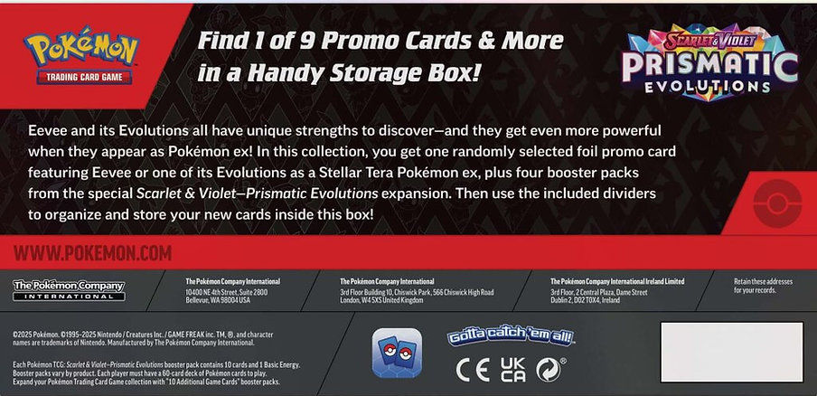 Thumbnail: Pokemon TCG - Scarlet & Violet - Prismatic Evolutions Surprise Box