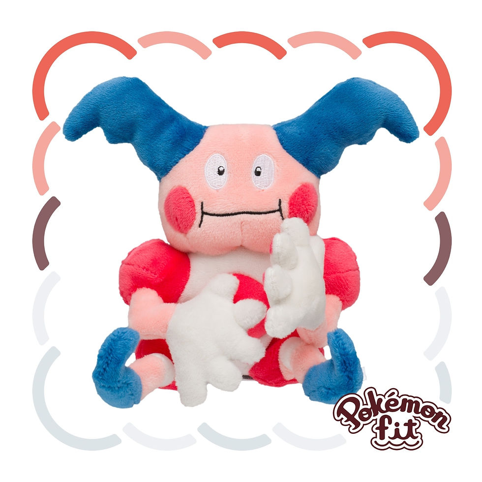 Thumbnail: Pokemon - Mr. Mime Pokemon Fit Plush | Sitting Cuties | Pokemon Center Japan