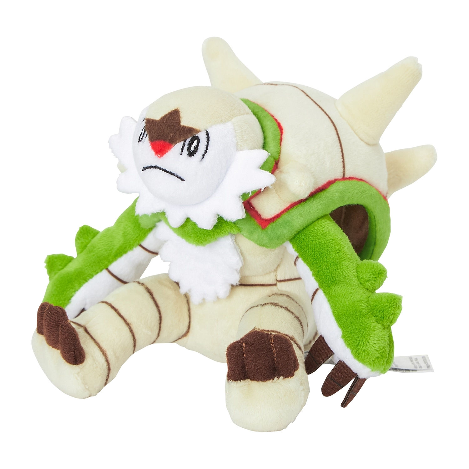 Pokemon - Chesnaught Pokemon Fit Plush | Sitting Cuties | Pokemon Center Japan