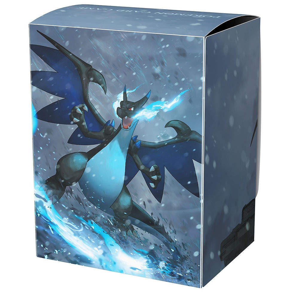 Thumbnail: Pokemon TCG Deck Case and Sleeves Set - Mega Charizard X