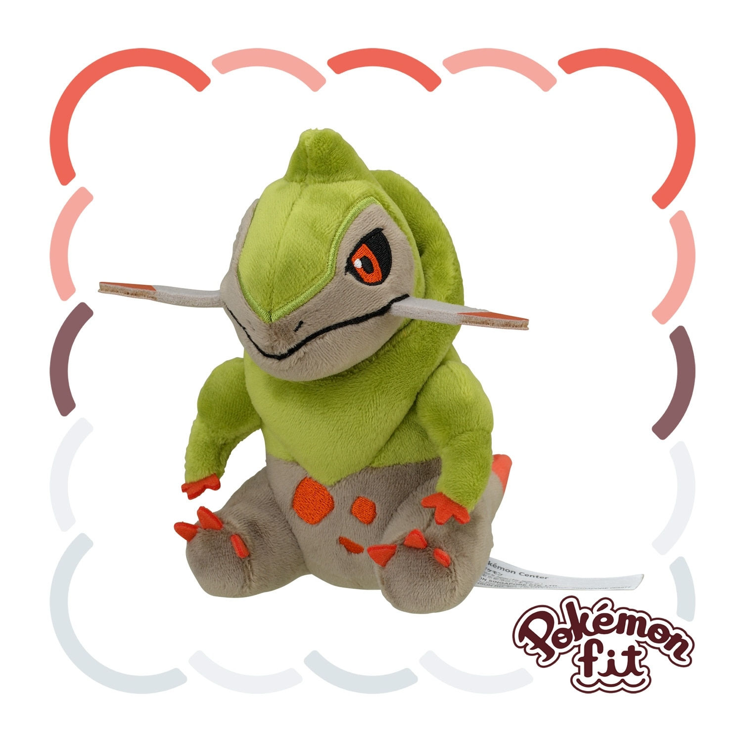 Fraxure – Pokémon Fit Plush | Sitting Cuties | Pokémon Center