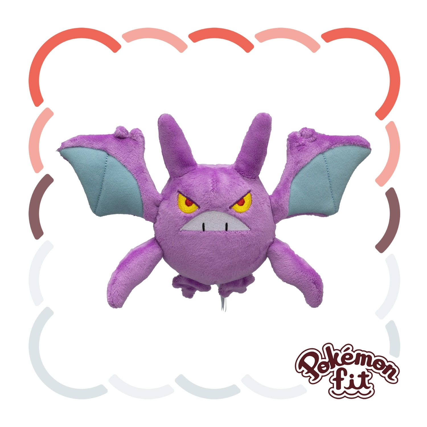Crobat – Pokémon Fit Plush | Sitting Cuties | Pokémon Center