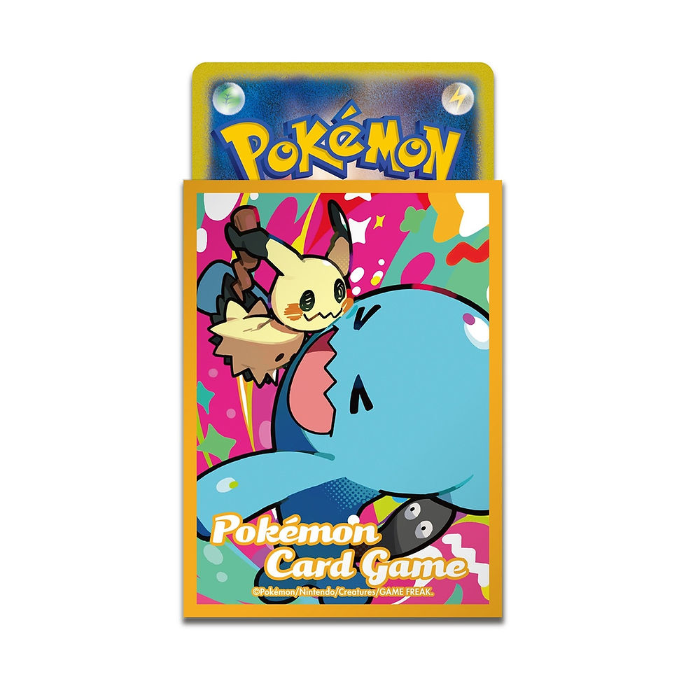 Thumbnail: Pokemon TCG Deck Case and Sleeves Set - Wobbuffet and Mimikyu