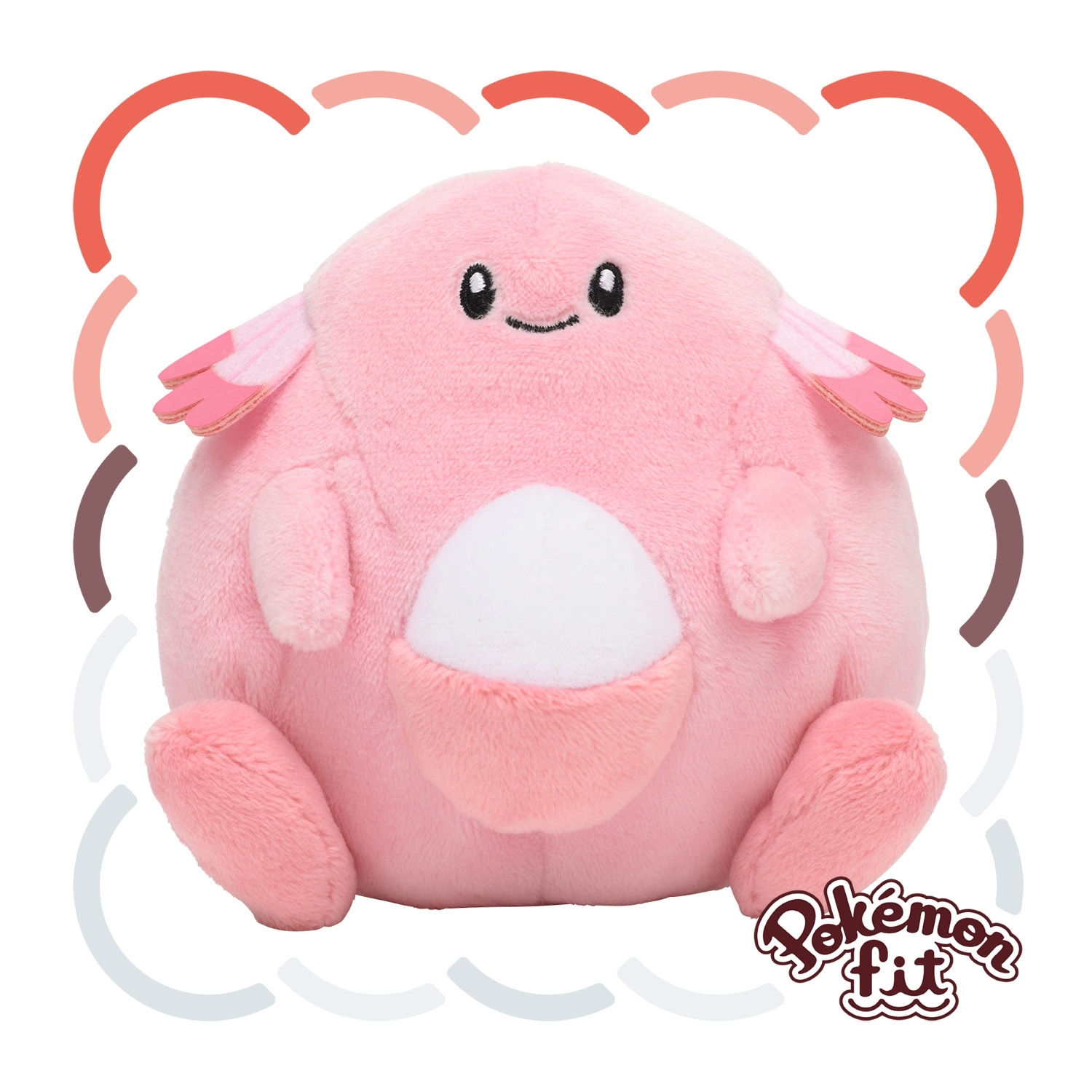 Chansey – Pokémon Fit Plush | Sitting Cuties | Pokémon Center