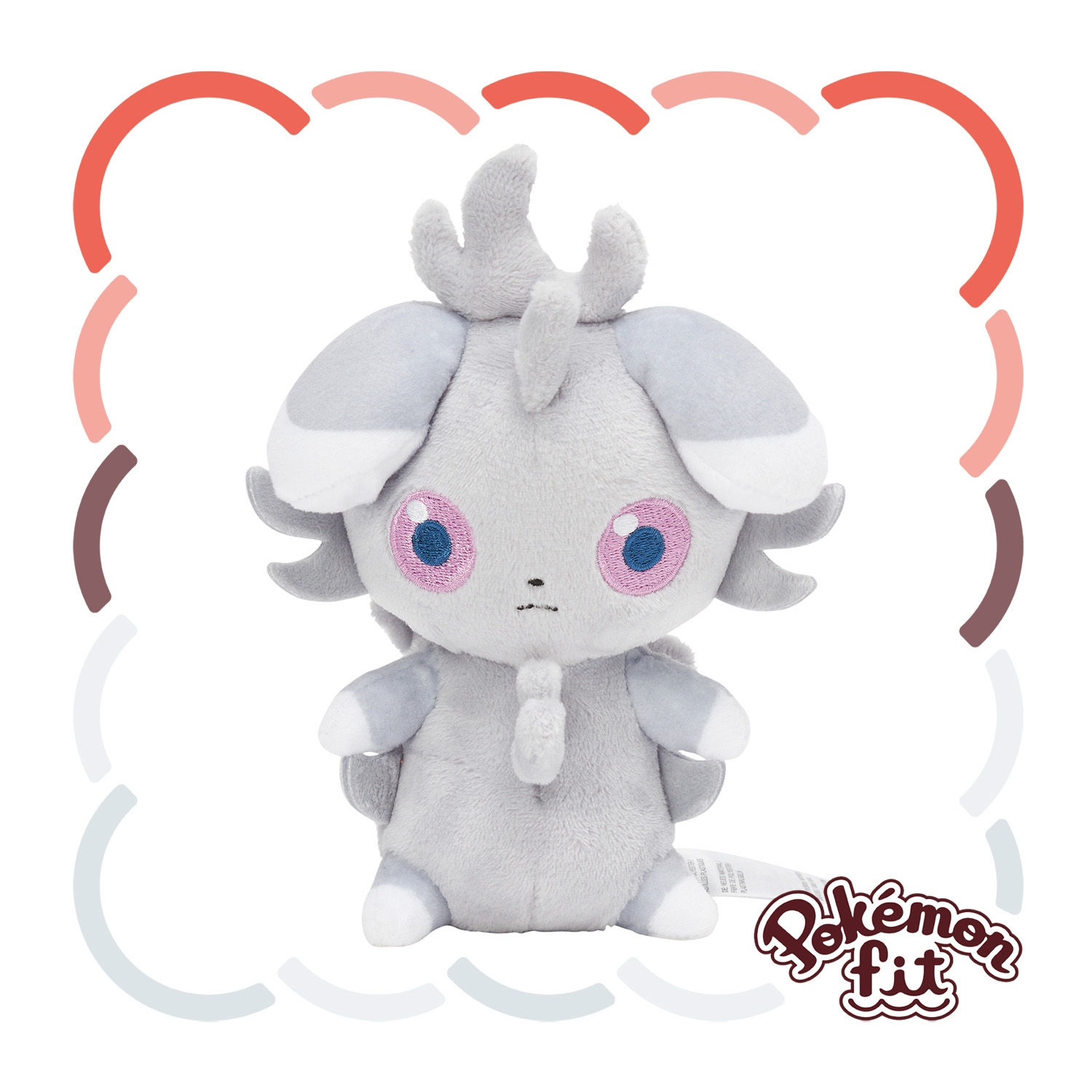 Espurr – Pokémon Fit Plush | Sitting Cuties | Pokémon Center