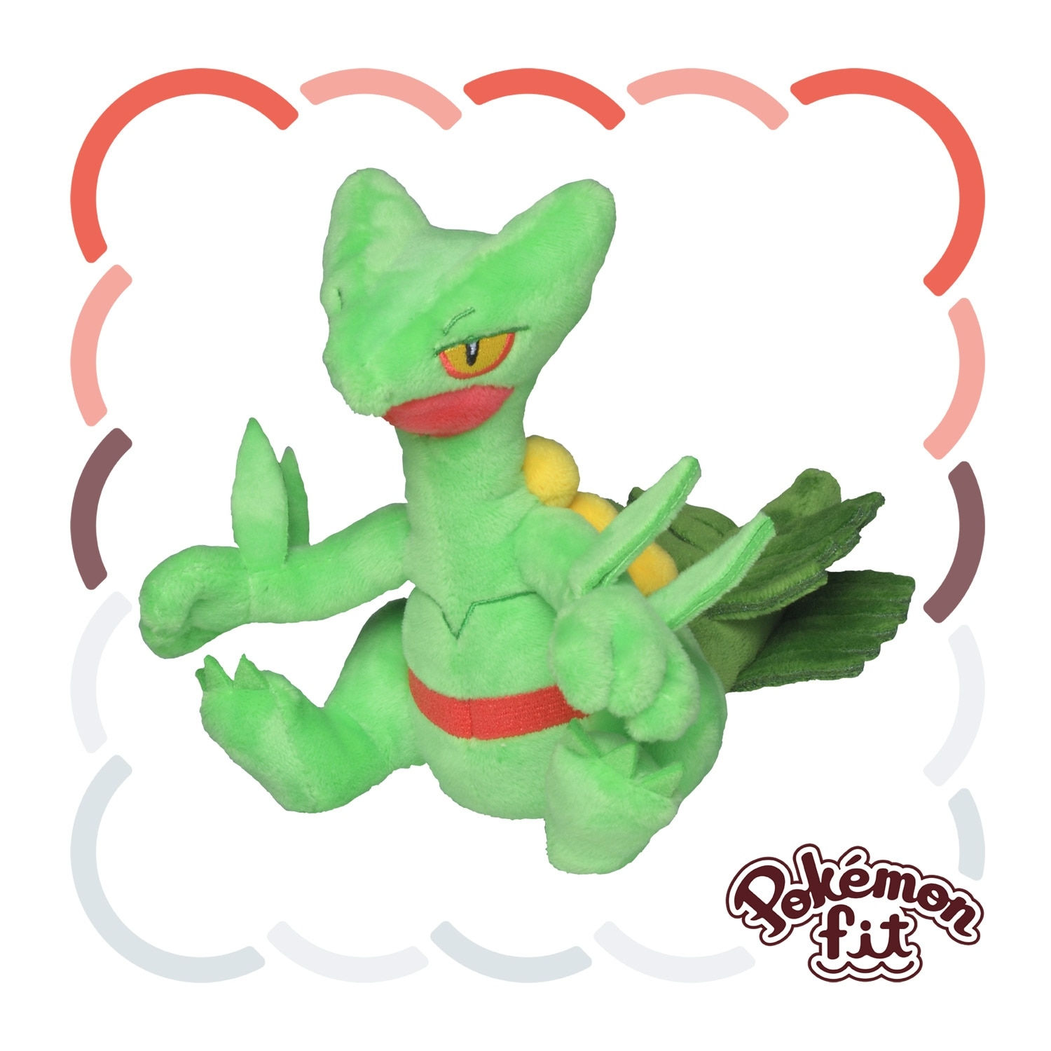 Sceptile - Pokémon Fit Plush | Sitting Cuties | Pokémon Center