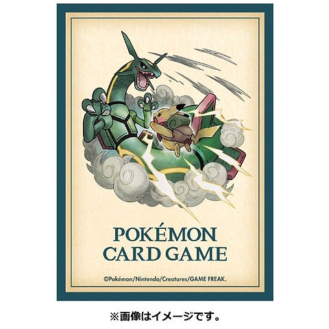 Pokemon TCG Card Sleeves - Rayquaza & Pikachu | Seriously Japan Pokemon TCG Card Sleeves - Rayquaza & Pikachu | Seriously Japan