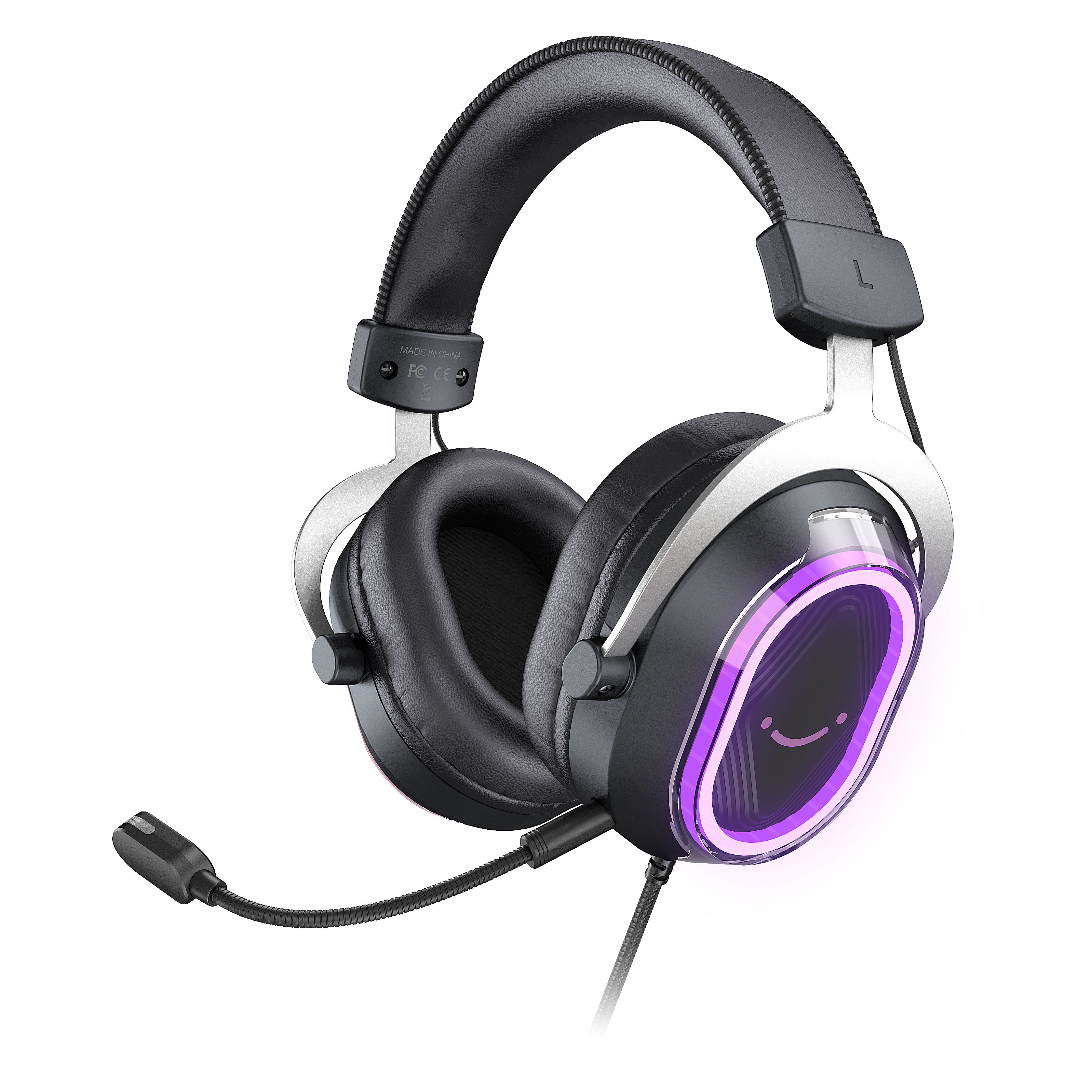 Fone de ouvido para jogos FIFINE H13 RGB