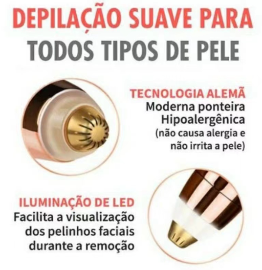 Miniatura: Depilador de sobrancelhas elétrico