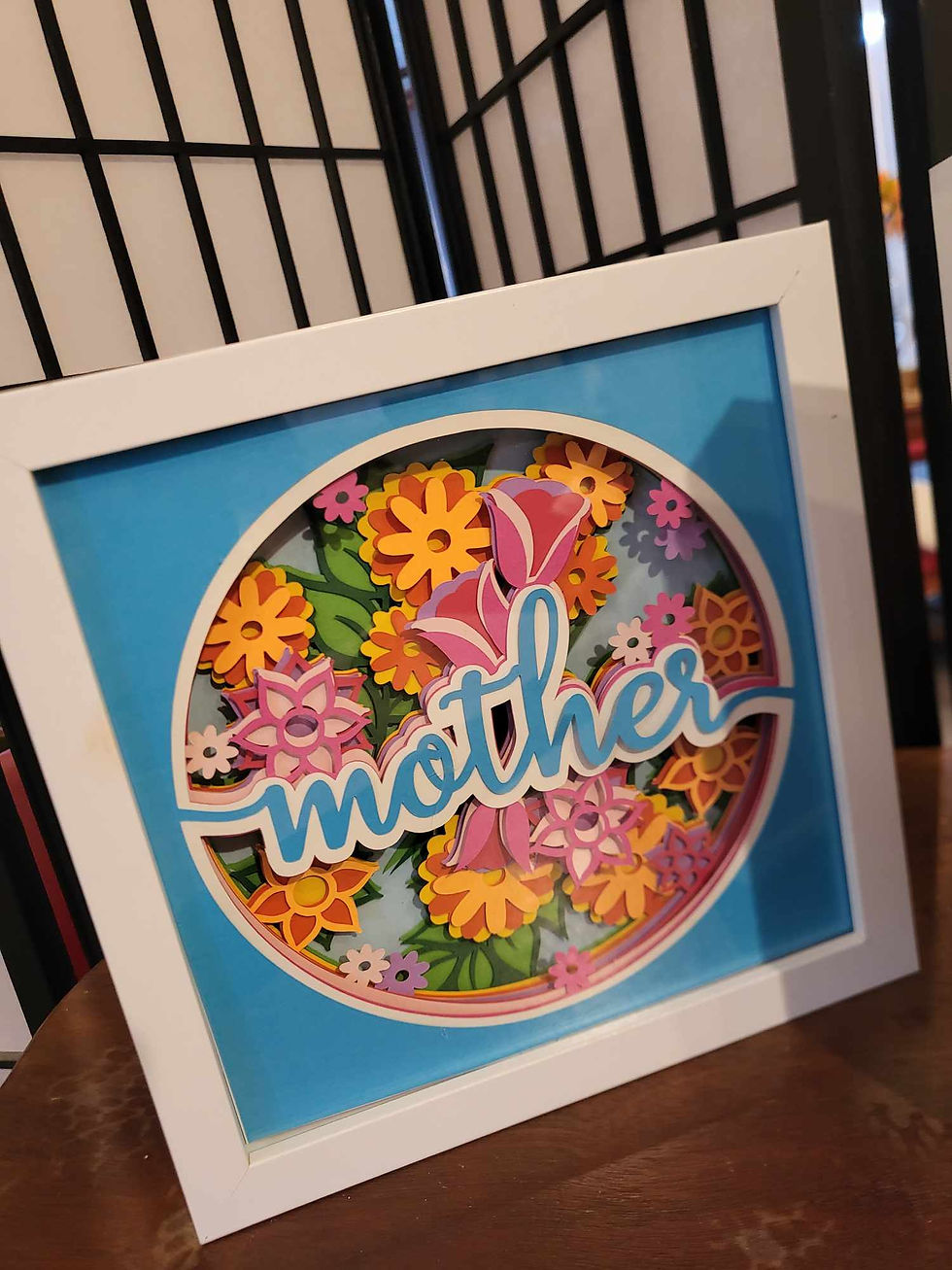 Thumbnail: Mother's Day Flower Shadow Box